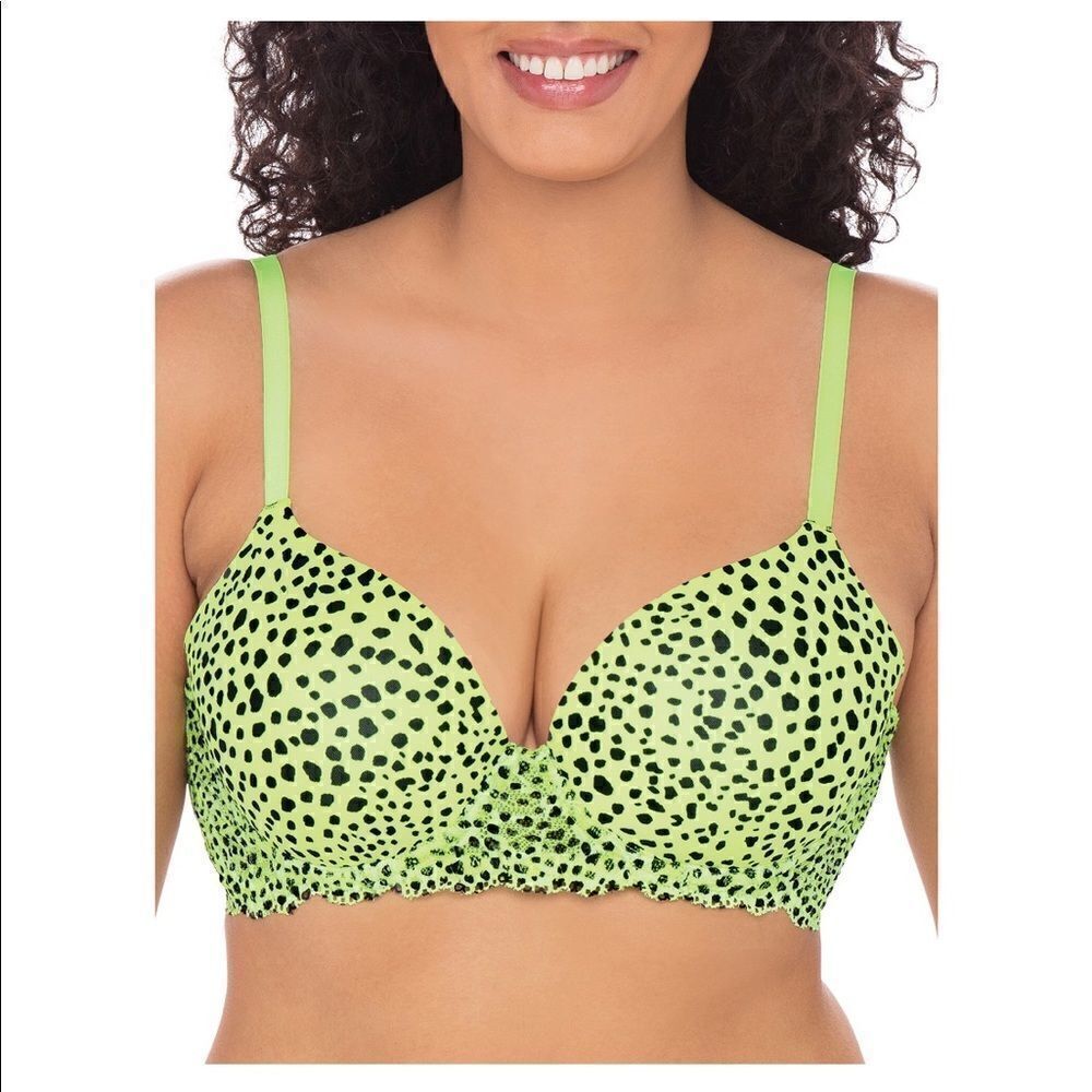 Women’s Animal Print Underwire T-shirt Bra